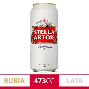 Cerveza Stella Artois Lata x 473ml